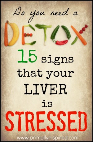 Do you need a DETOX? 15 Signs that your liver is stressed | PrimallyInspired.com
