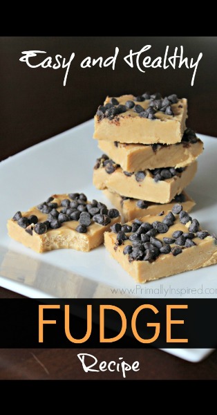 Easy Healthy Fudge Recipe from Primally Inspired- www.PrimallyInspired.com