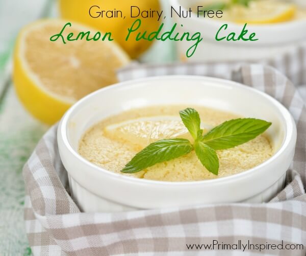Lemon Pudding Cake - Primally Inspired