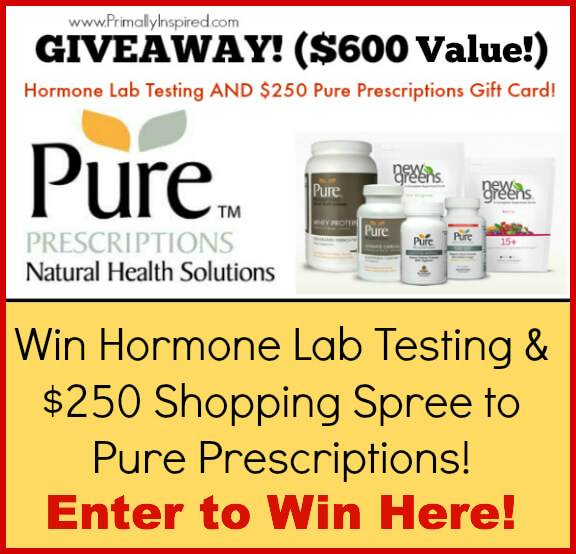 Giveaway Hormone Lab Testing and Pure Prescriptions Gift Card