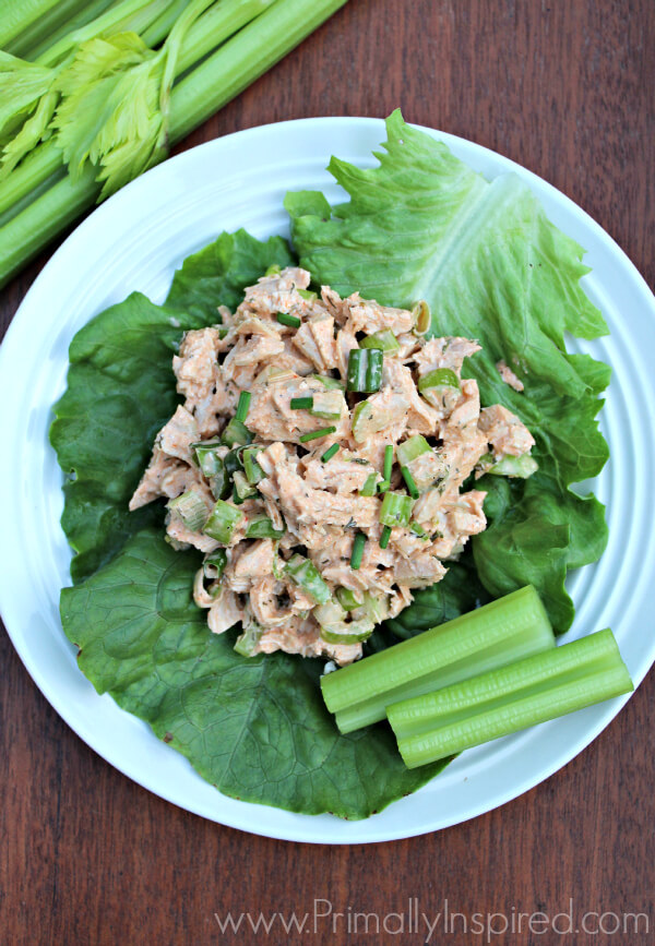 Buffalo Ranch Chicken Salad from Primally Inspired - Paleo
