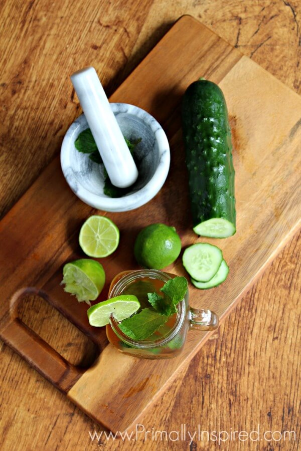 Green Tea Mojito Recipe from Primally Inspired