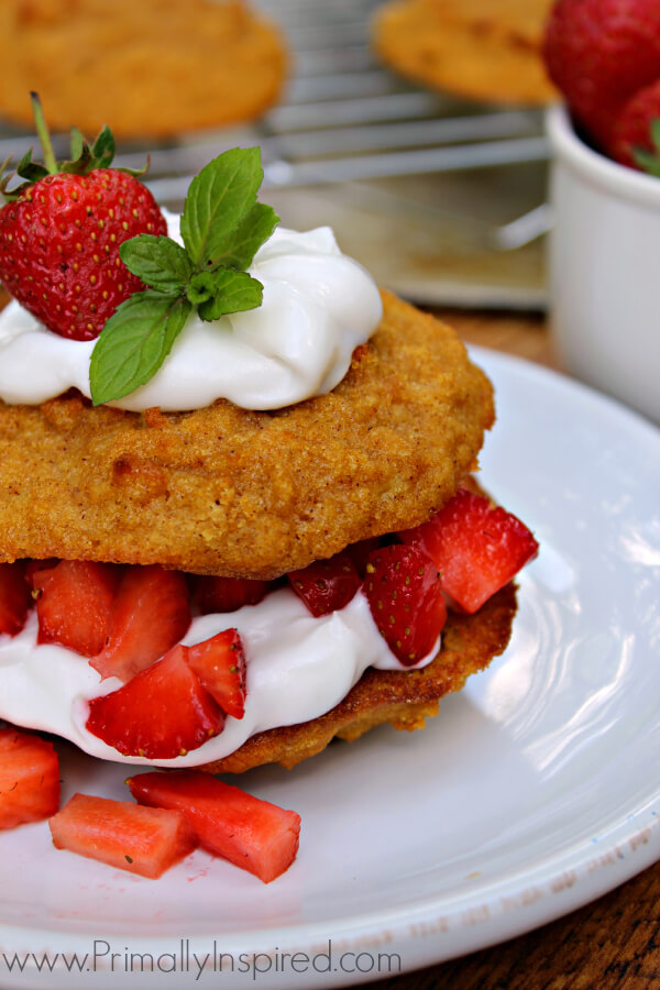 Paleo Strawberry Shortcake by Primally Inspired