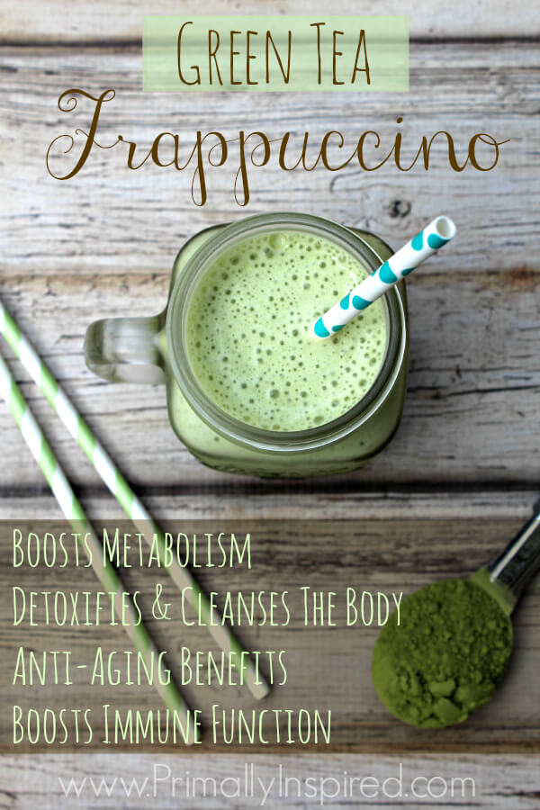 Green Tea Frappuccino Recipe from Primally Inspired