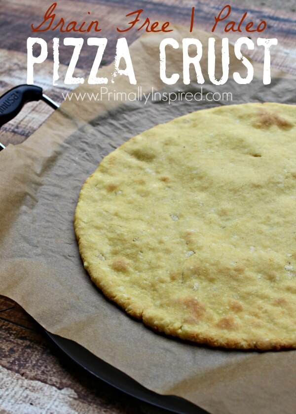 Grain Free Pizza Crust (Paleo Pizza Dough) from Primally Inspired