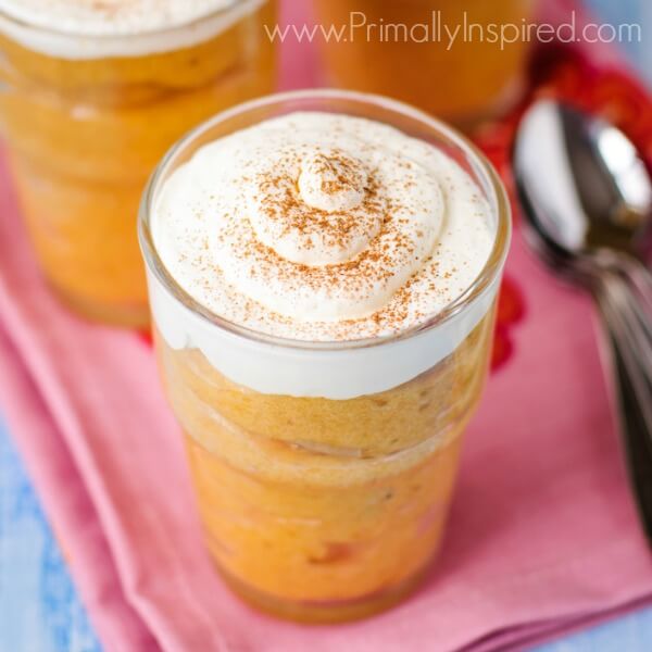 Paleo Pumpkin Pudding  (Dairy Free) from Primally Inspired