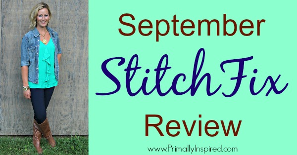 September Stitch Fix Review from Kelly at Primally Inspired