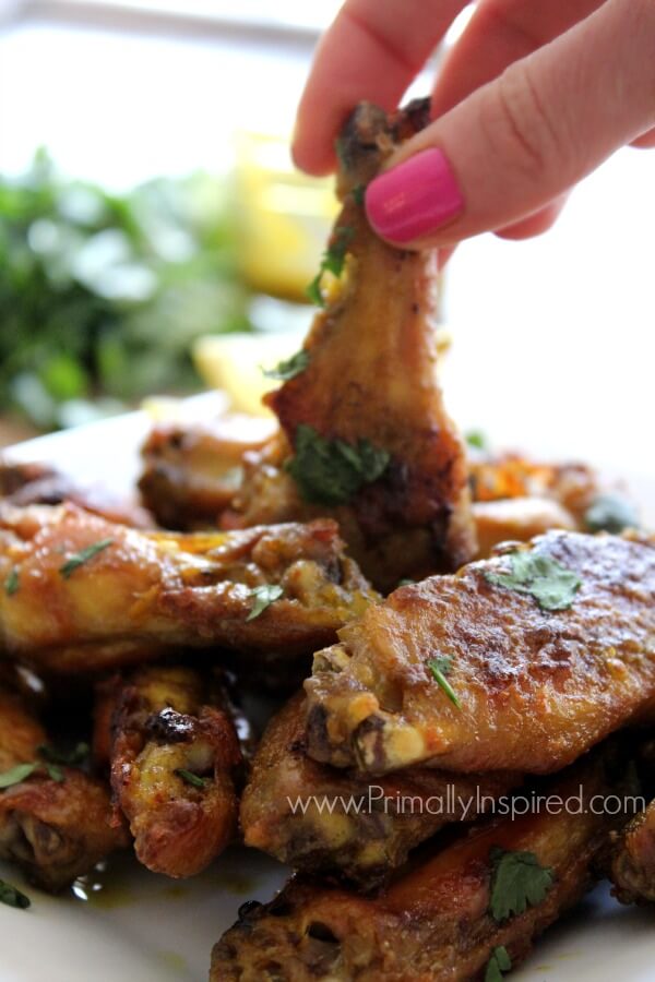 Smoky Turmeric Chicken Wings by Primally Inspired
