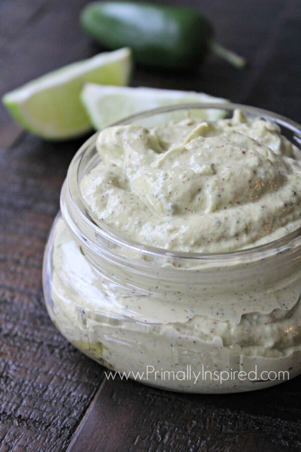 Southwest Avocado Ranch Dressing from Primally Inspired (paleo, dairy free)