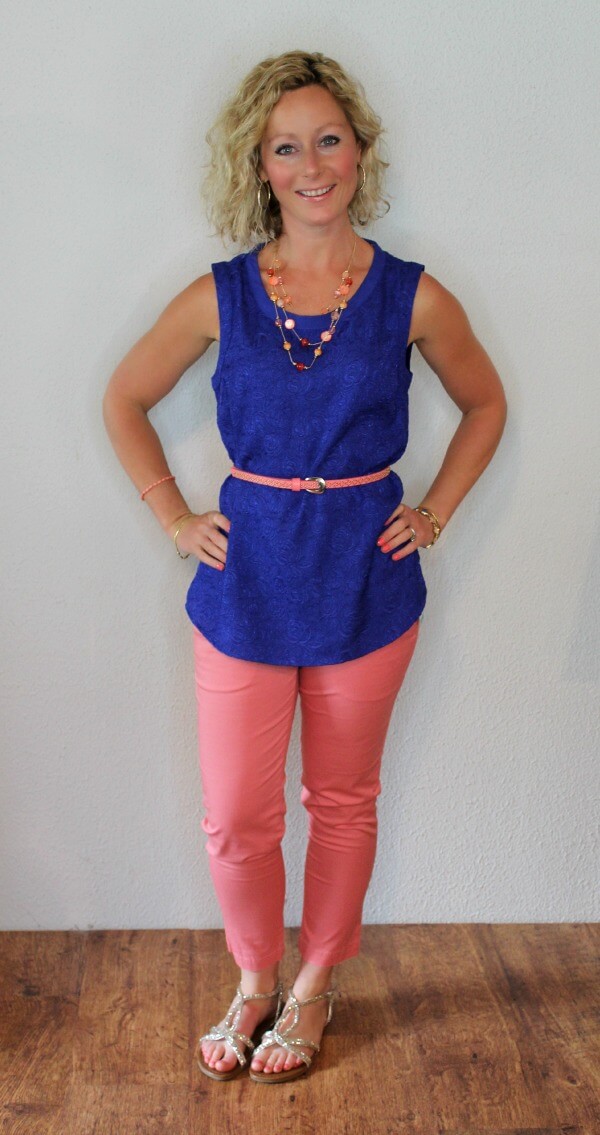 May Stitch Fix Review - Daniel Rainn Hal Crew Neck Blouse with Kut From The Kloth Siena Capri Pant  Primally Inspired