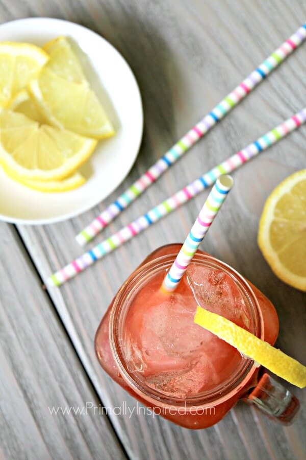 ACV DRINK - Berry Lemon Apple Cider Vinegar Drink Recipe from Primally Inspired