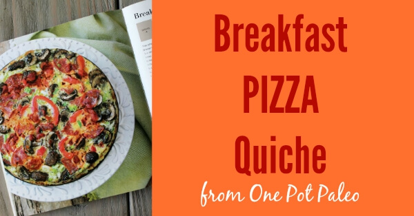 Breakfast Pizza Quiche from One Pot Paleo  www.PrimallyInspired.com #paleo #glutenfree #dairyfree