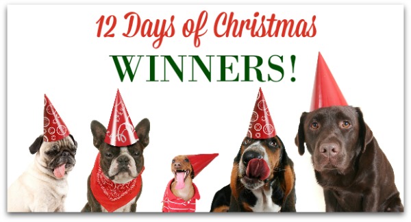 Giveaway Winners - 12 Days of Christmas