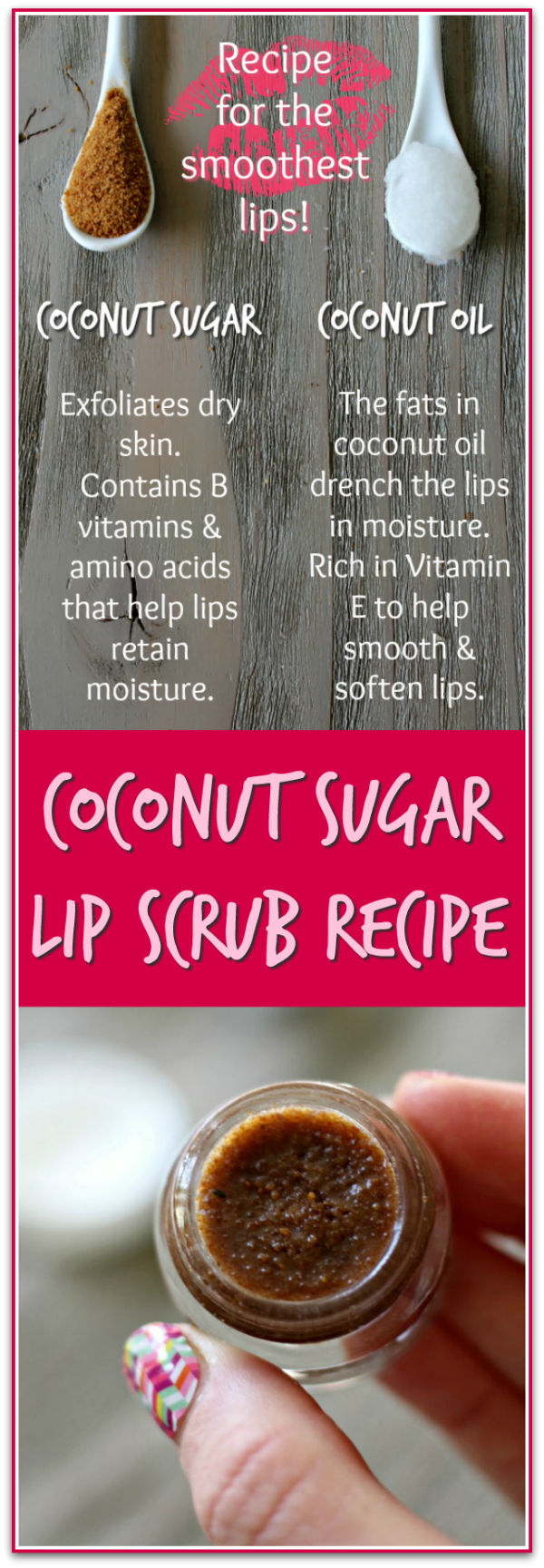 Coconut Organic Sugar Lip Scrub 
