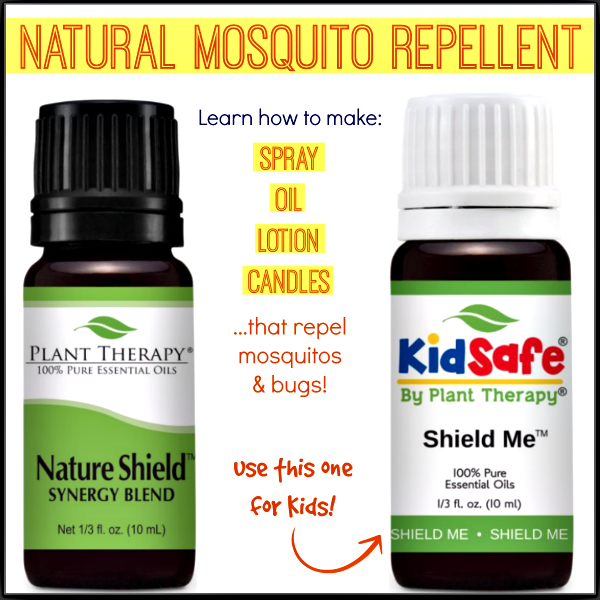 How to make easy mosquito repellent candles, spray, or lotion that repel mosquitoes, gnats and all other bugs - this is so simple and doable and all natural!