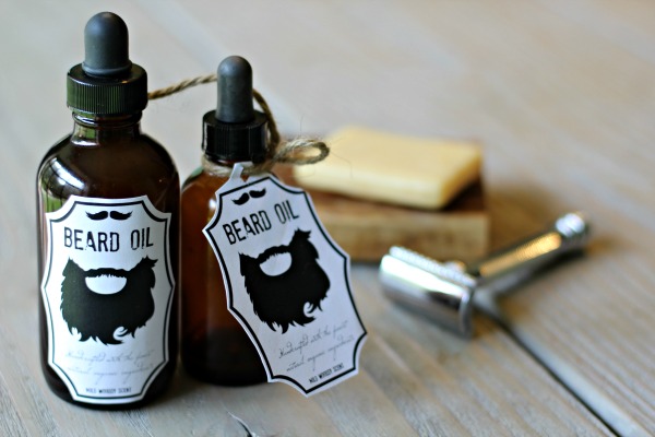 This DIY beard oil recipe has the best smelling manly essential oil blend!