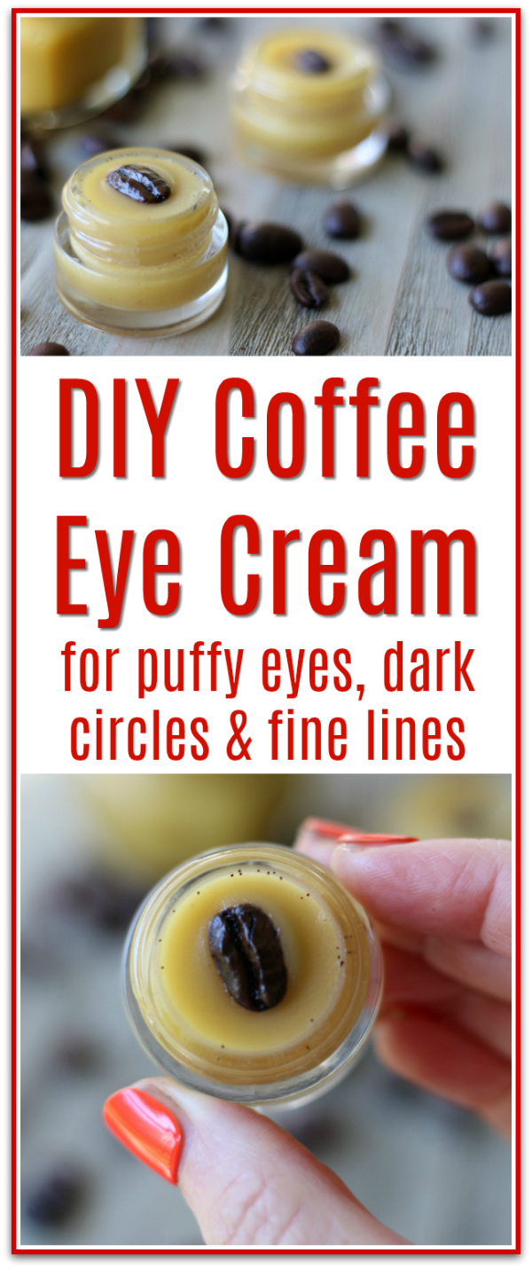 This coffee eye cream is like magic for my eyes! So good for puffy eyes and dark circles.