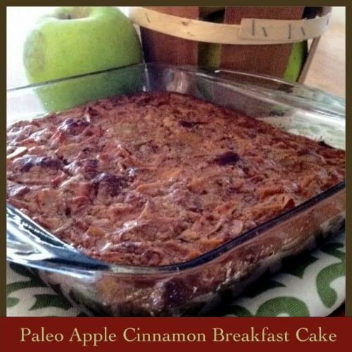 Paleo Apple Cinnamon Breakfast Cake (Grain, Dairy, Nut Free)