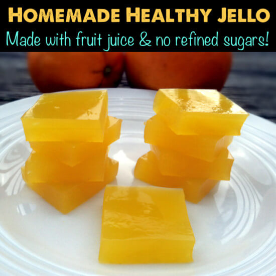 Homemade Healthy Jello Snacks