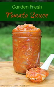 Garden Fresh Tomato Sauce with Secret Ingredients!