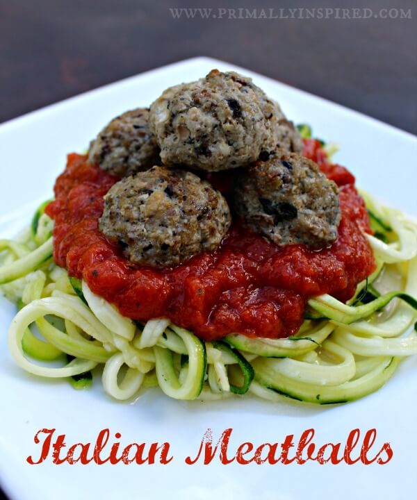 Italian Meatballs from Primally Inspired