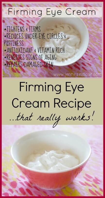 Firming Eye Cream Recipe - www.PrimallyInspired.com