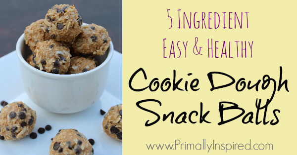 Cookie Dough Snack Balls from Primally Inspired