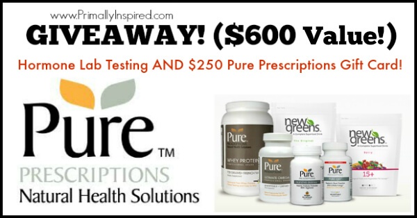 Giveaway Hormone Lab Testing and Pure Prescriptions Gift Card