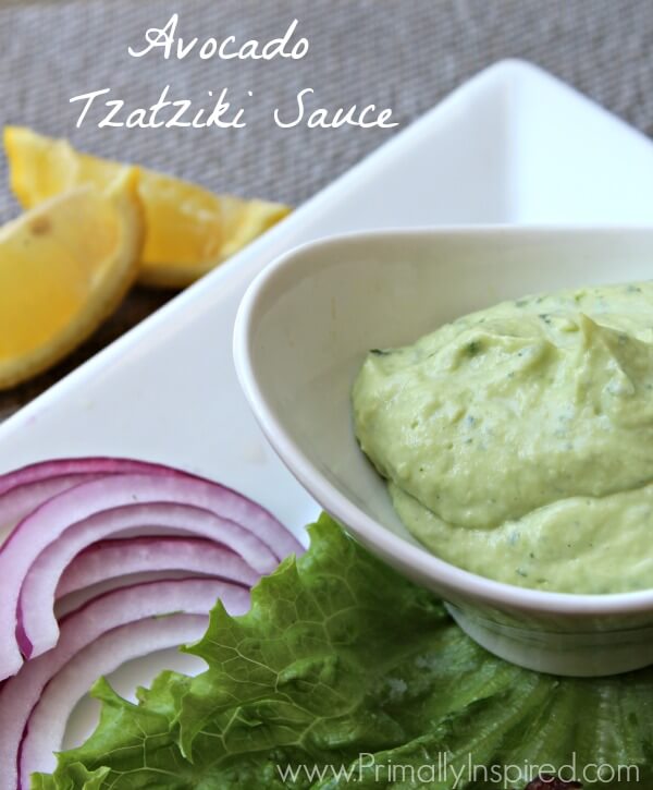 Avocado Tzatziki Sauce from Primally Inspired