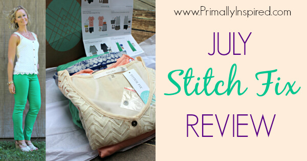 July Stitch Fix Review By Primally Inspired