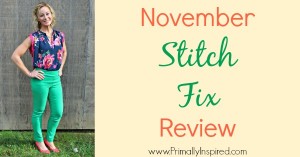 November Stitch Fix Review by Kelly from Primally Inspired