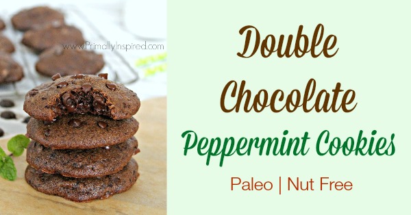 Double Chocolate Peppermint Cookies from Primally Inspired (Paleo, Nut Free)