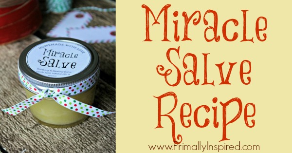 Miracle Salve Recipe for Hands, Face & Body (great for eczema!) from Primally Inspired