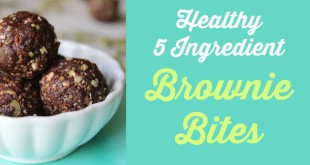 Healthy Brownie Bites -Just 5 Ingredients! (Raw, Vegan, Paleo, Gluten Free) Primally Inspired