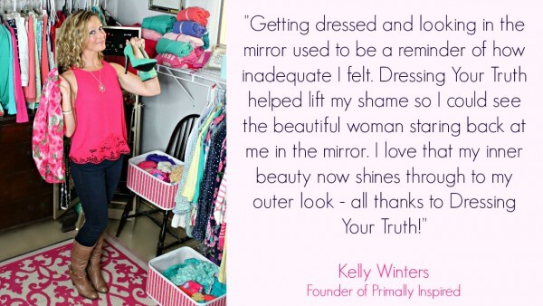 Kelly from Primally Inspired is a Type 1! Dressing Your Truth Type 1/4 #dressingyourtruth #dyt