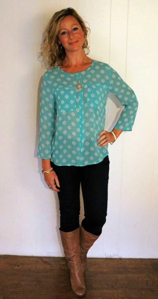 November Stitch Fix Review 2015 Papermoon Wynn Blouse Dressing Your Truth Type 1
