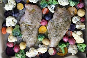 One Pan Meal: Ranch Chicken and Veggies - Whole30, Paleo and so good and easy!