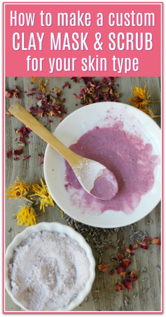 How to Make a Custom DIY Herbal Clay Mask and Scrub - Primally Inspired