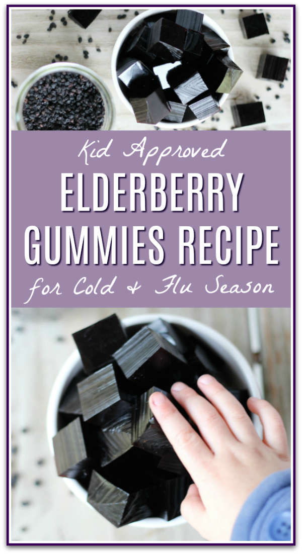 Elderberry Gummies Recipe for Cold and Flu Season