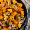 Butternut Squash Chicken Skillet - one pan meal! Whole30, Paleo, Gluten Free